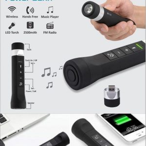 Multi Functional Music Torch With Power Bank